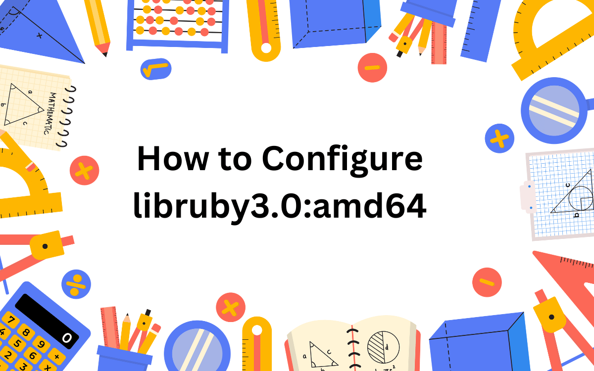 How to Configure libruby3.0:amd64